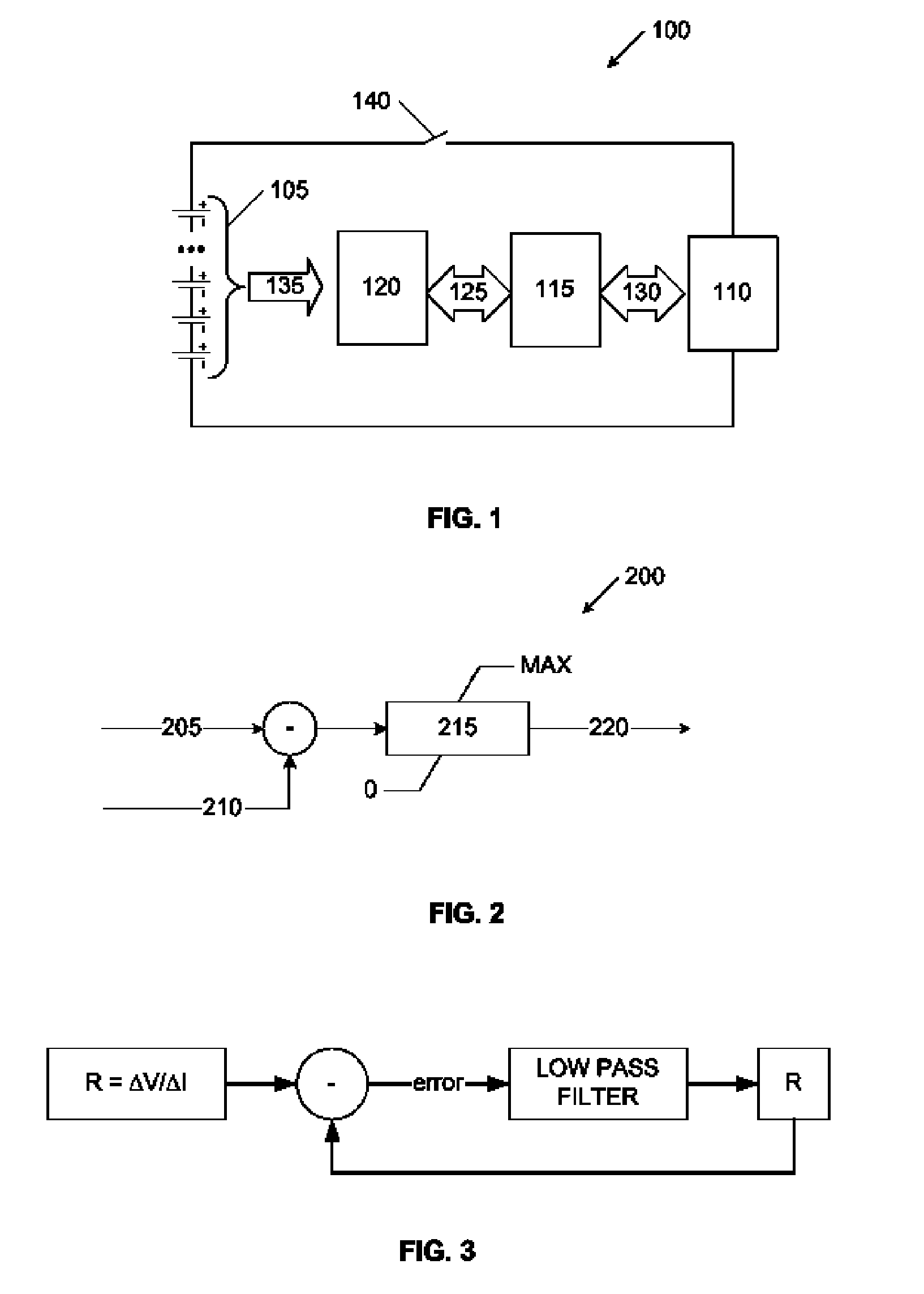 Determining battery DC impedance