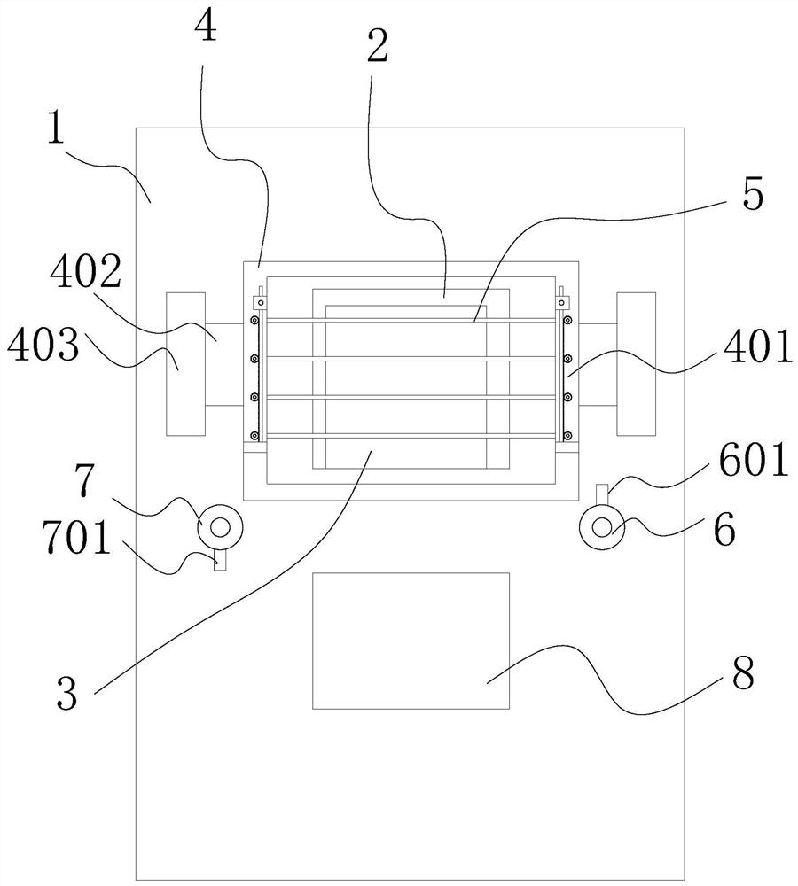 A cutting device for ultra-high pressure sterilized meat product processing