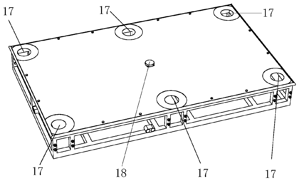 Six-DOF (six degrees of freedom) parallel posture adjustment platform for horizontal butted assembly of large heavy-load part