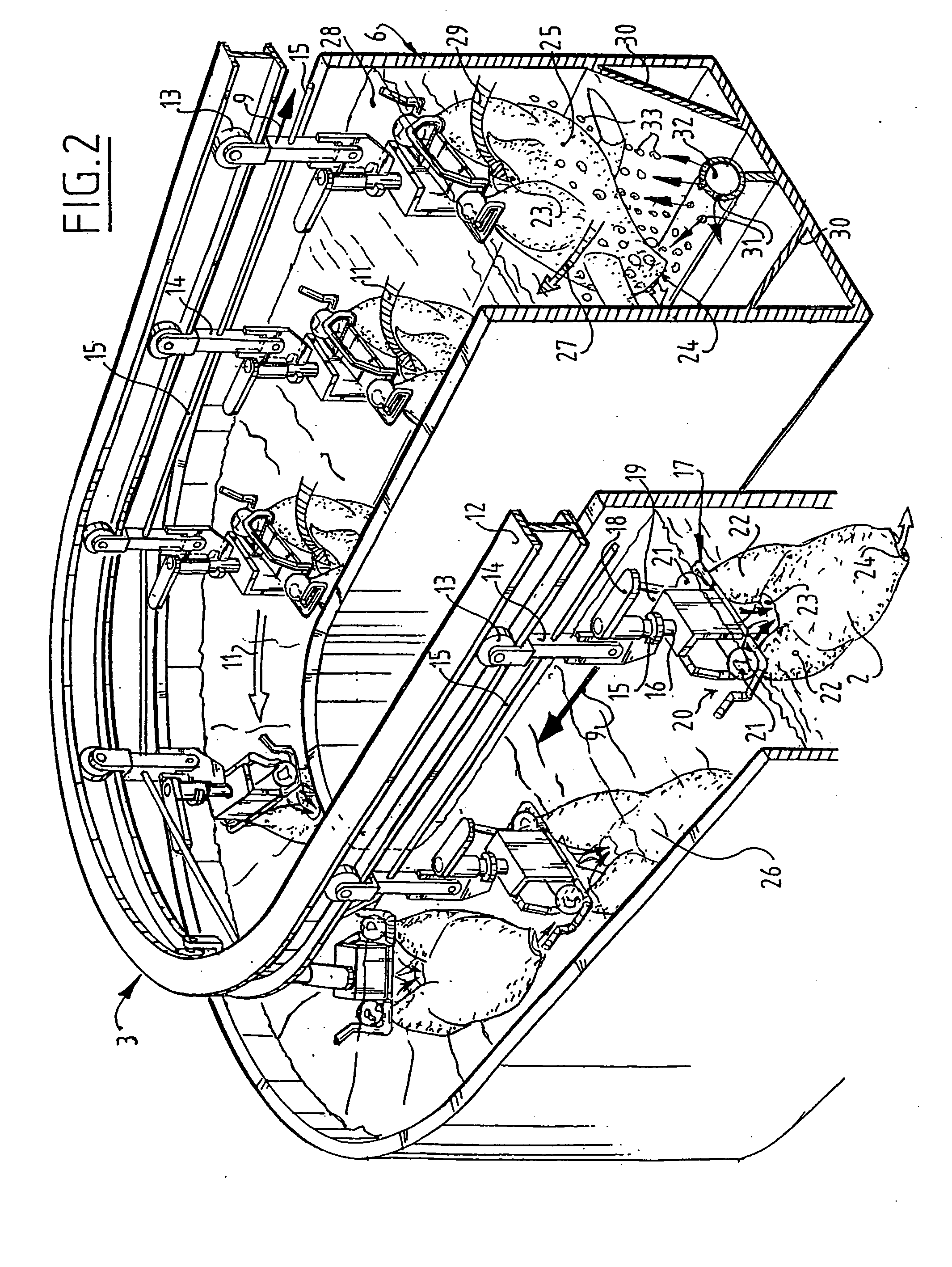 Method and installation for cooling slaughtered poultry