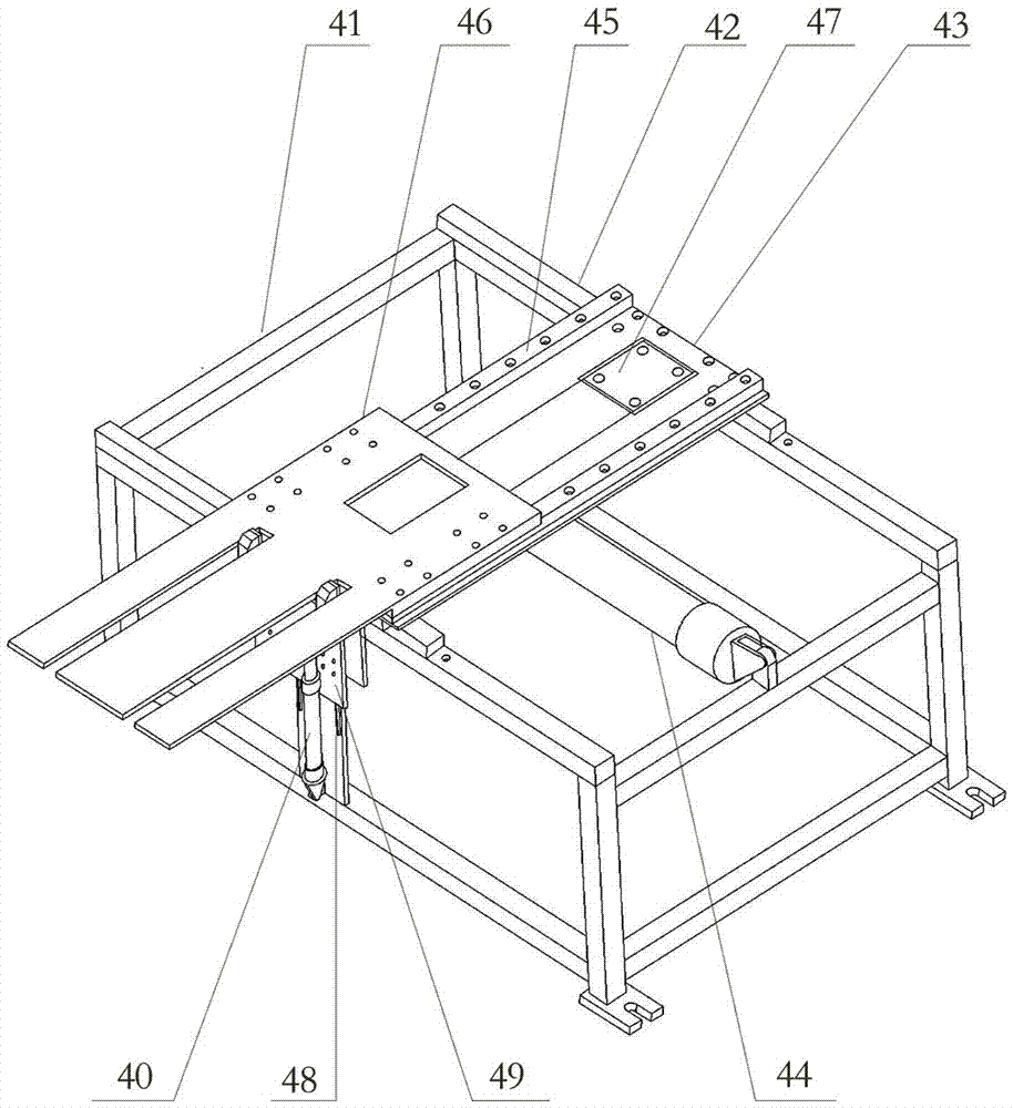 Acoustic board stacking production line and method used for high-speed rail