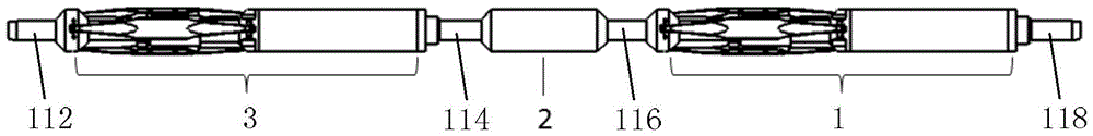 Pressurizing device for fully hydraulically driven downhole pipe string and its propulsion method