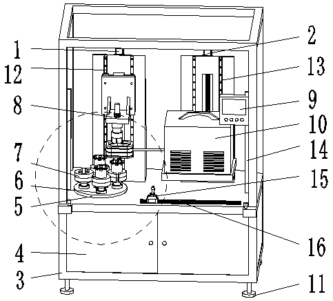 Automatic heat sleeving assembly machine