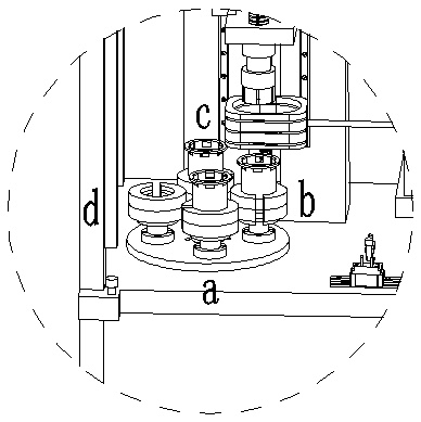 Automatic heat sleeving assembly machine