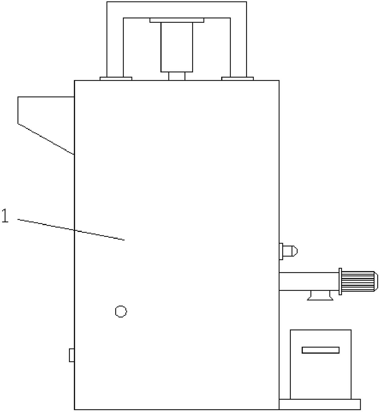 Crushing and grinding device for steelmaking slag