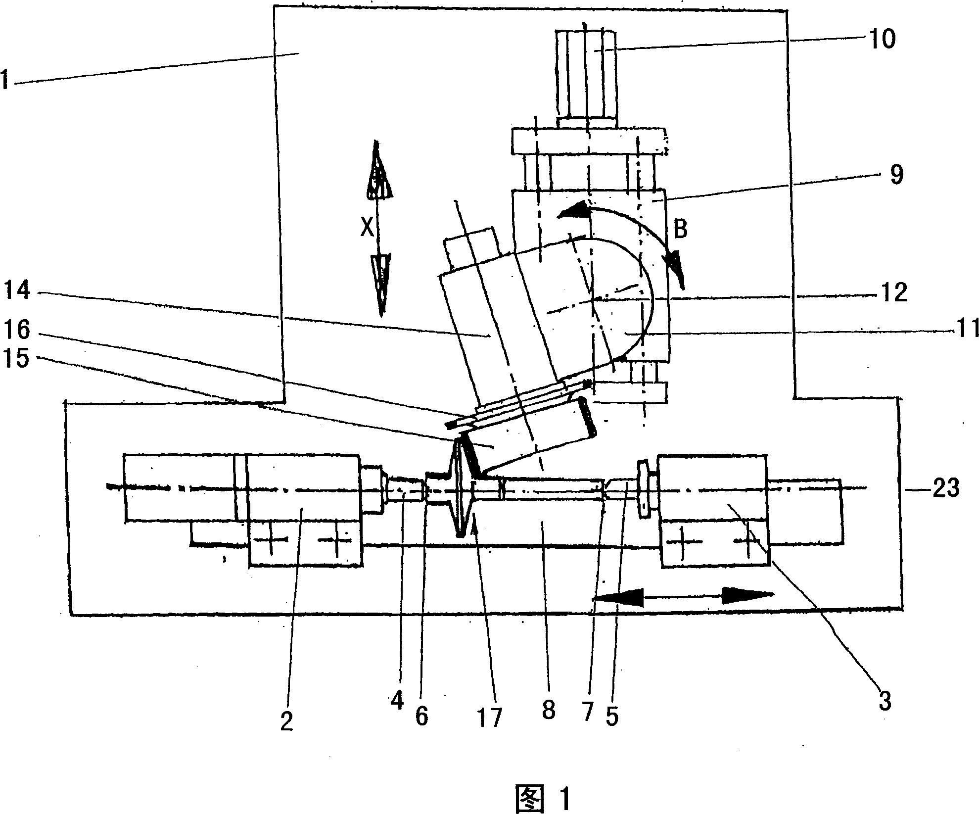 Method and device for grinding a rotationally symmetric machine part