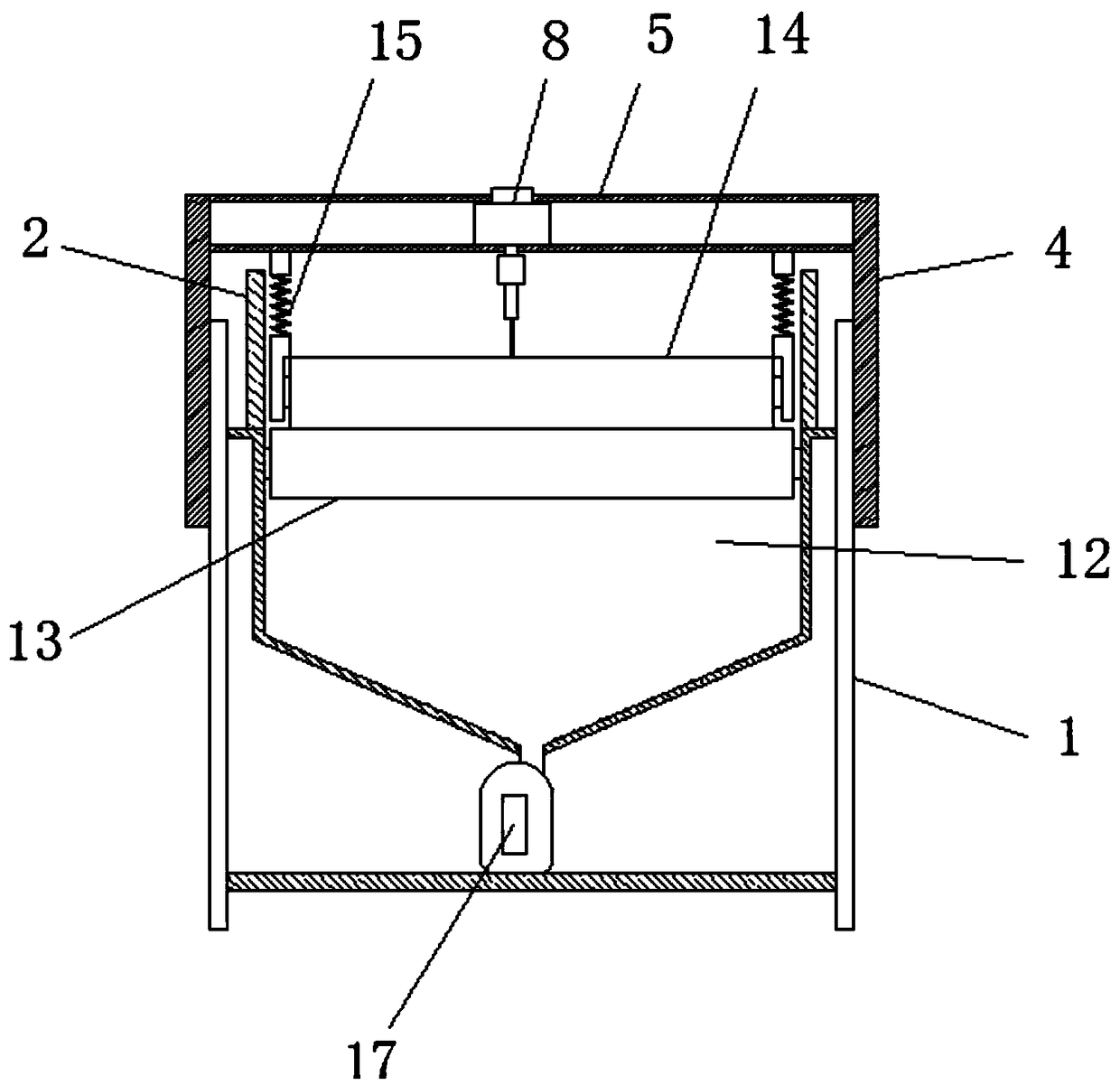 Cutting device for corrugated carton production