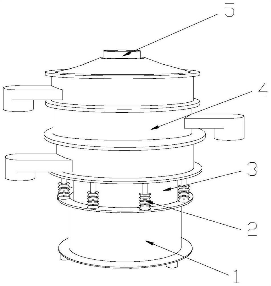 A seed screening machine for agricultural technology promotion