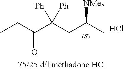 Non-Racemic Mixtures of Various Ratios of D- and L-methadone and Methods of Treating Pain Using the Same