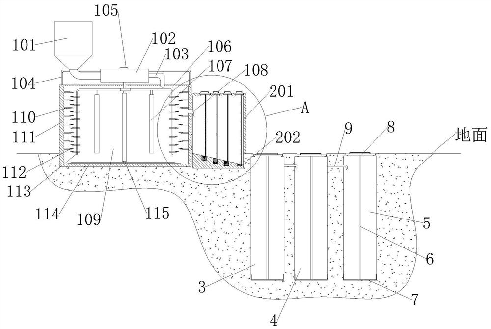 Zero-power-consumption medical equipment production sewage and wastewater treatment method