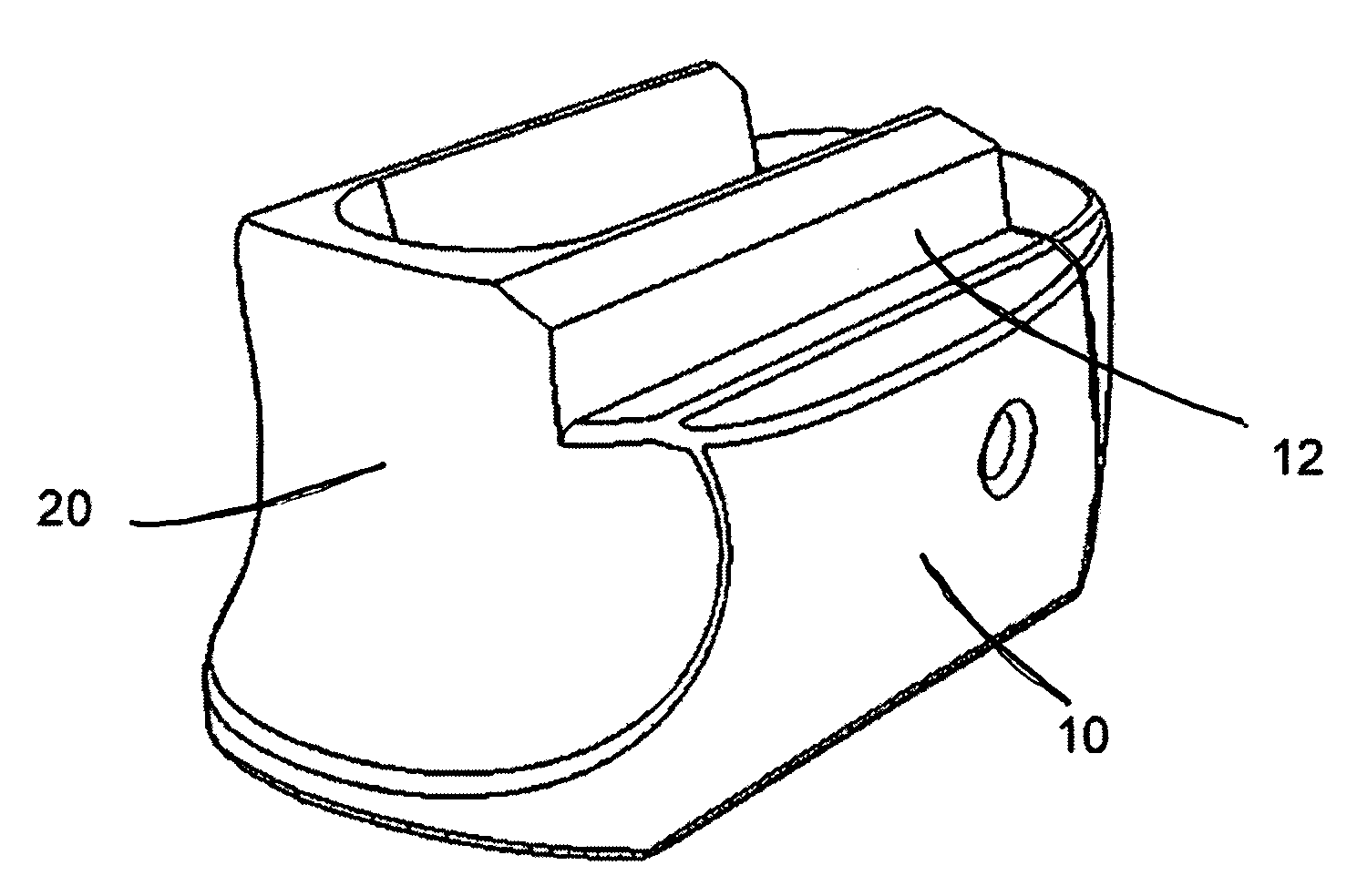 Two-piece snap-on handgun magazine adapter