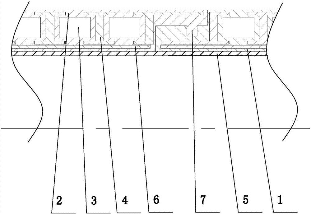 RF steel plastic composite strengthened winding pipe