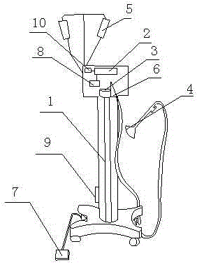 High-pressure irrigation instrument for cleaning wounds