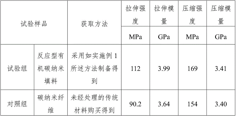 Preparation method of reactive-type organic carbon nano filler