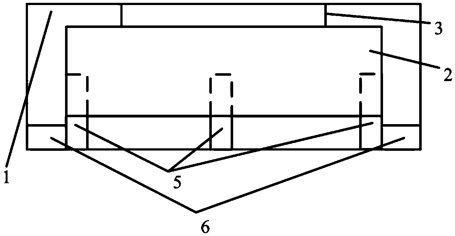 Circular cross-section door opening design method of embedded compartment