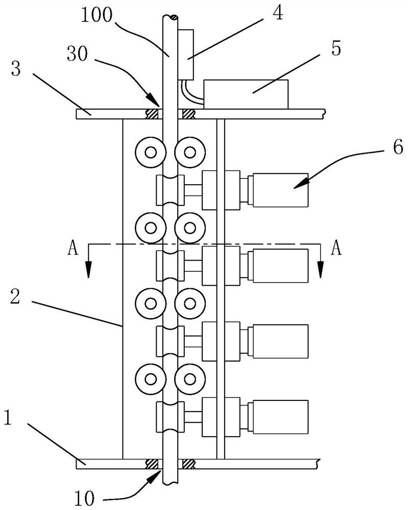 Armored cable rounding equipment