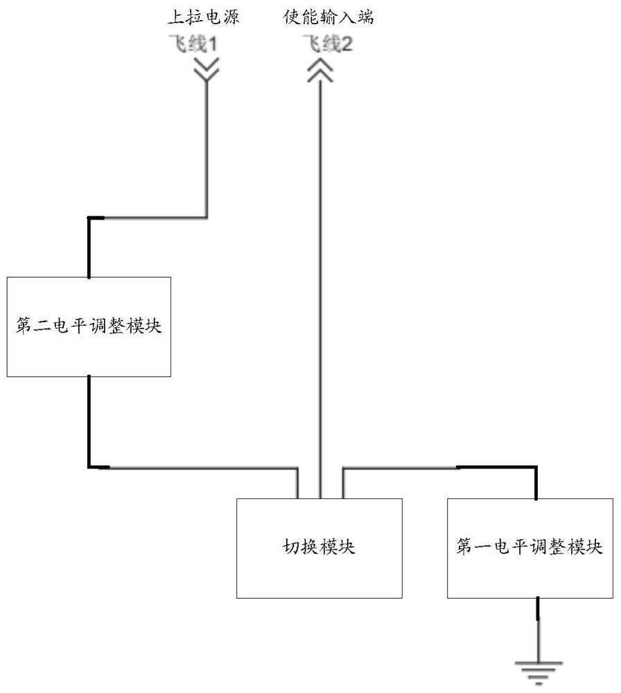 An enabling control circuit