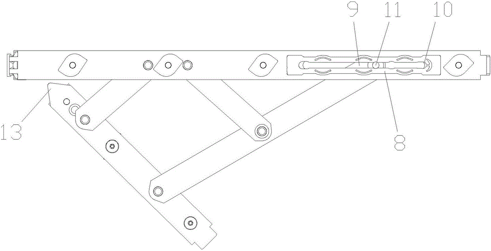 Three-dimensional multifunctional side-hung and suspended friction stay