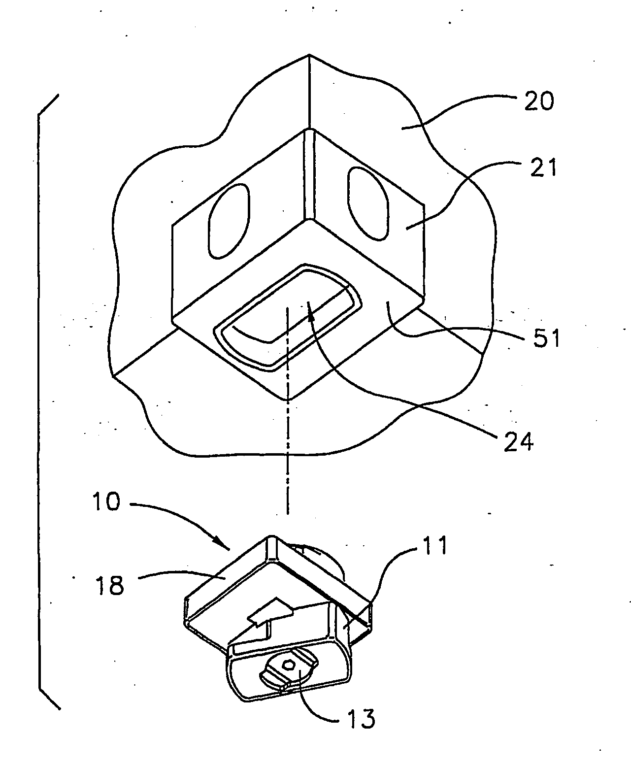 Latch device for securing cargo containers together and/or to vehicle decks