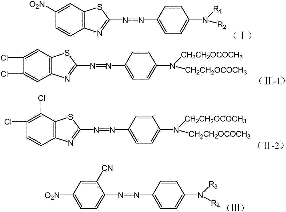 A red dispersed dye composition and dye product