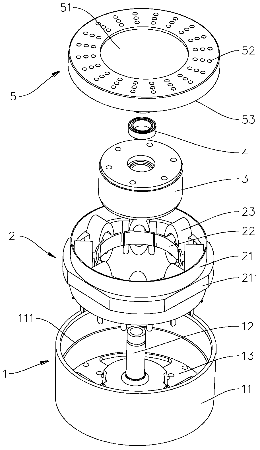 Fan motor and eccentric fan