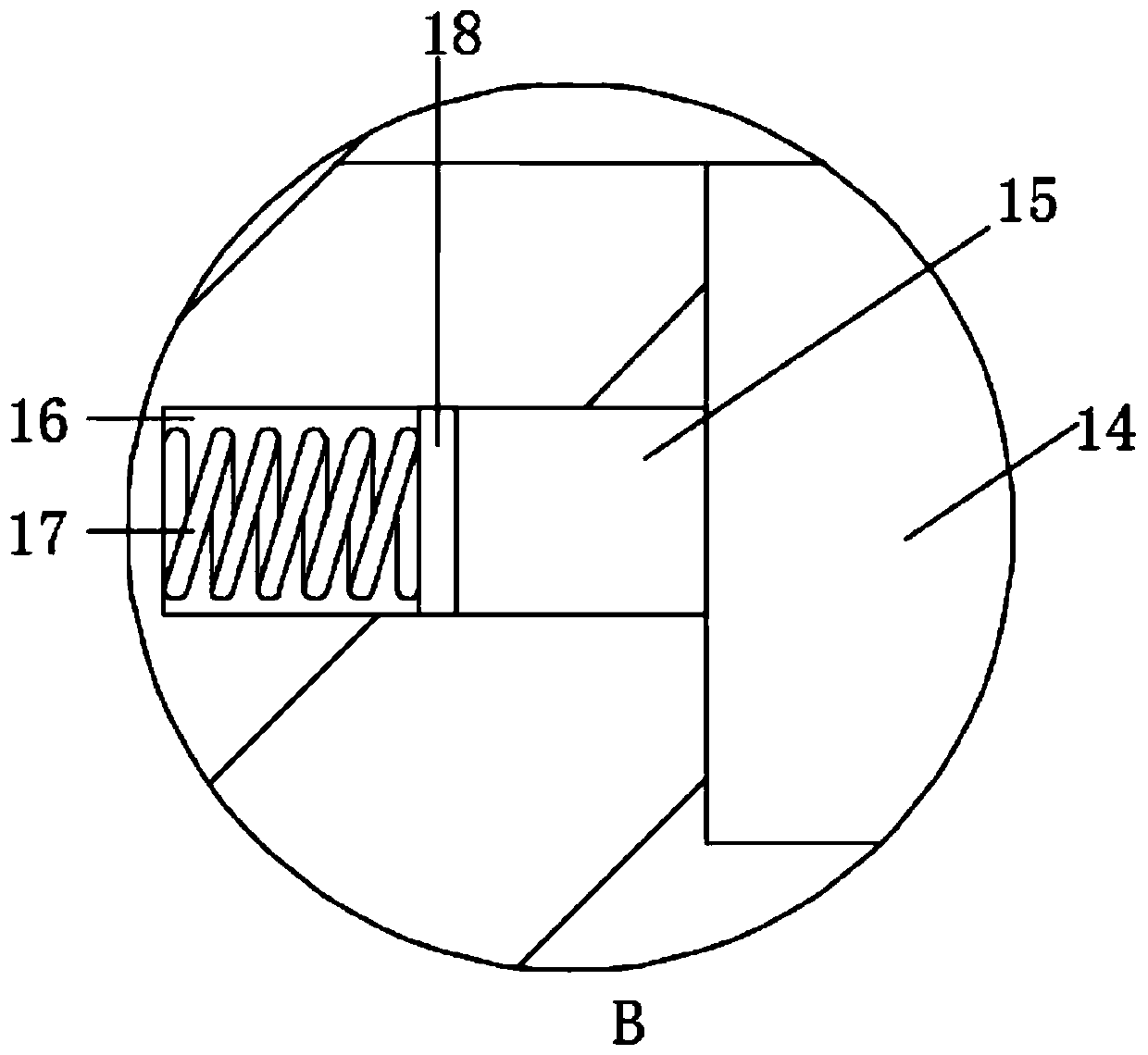 A support rod connection structure of a steel structure house