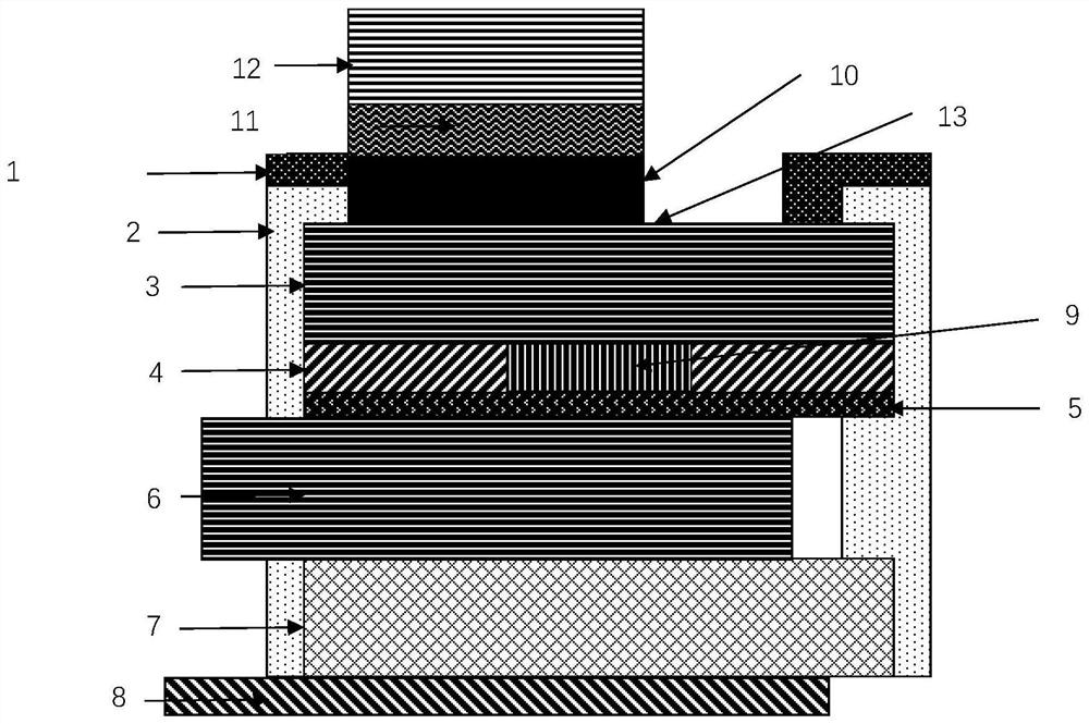 Epitaxial integrated dielectric film distributed bragg reflector (DBR) external cavity surface emitting laser