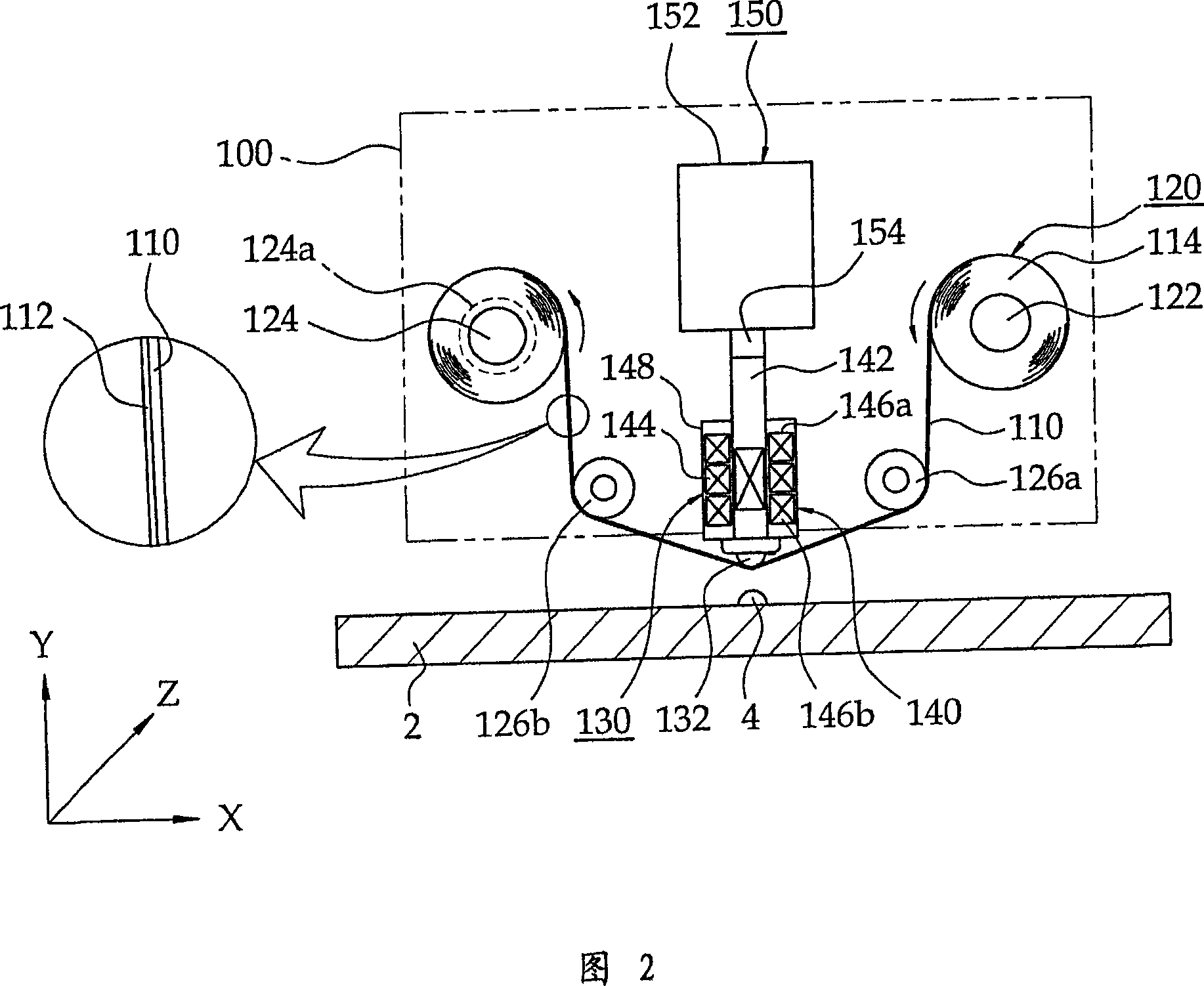 Substrate repairing device and method