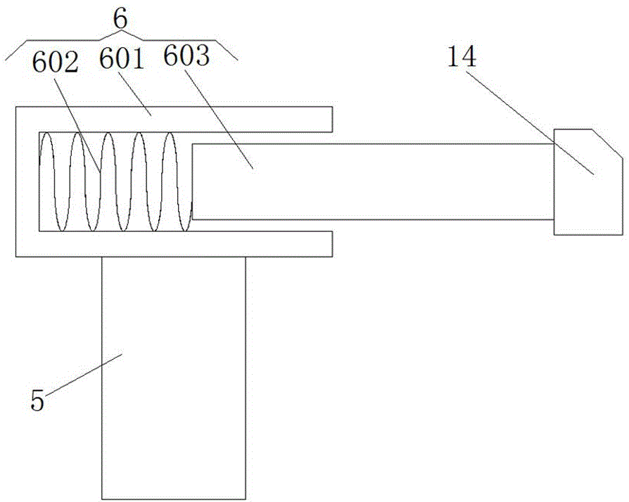 Embedded type automobile navigation instrument convenient to disassemble and assemble