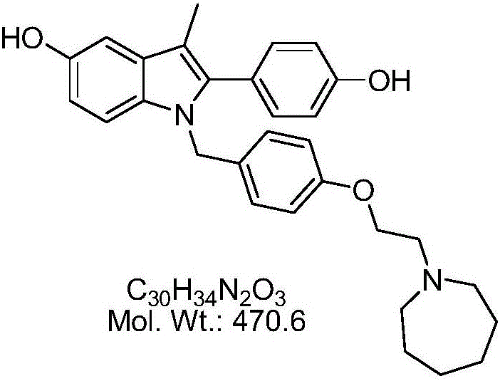 Preparation method of bazedoxifene acetate