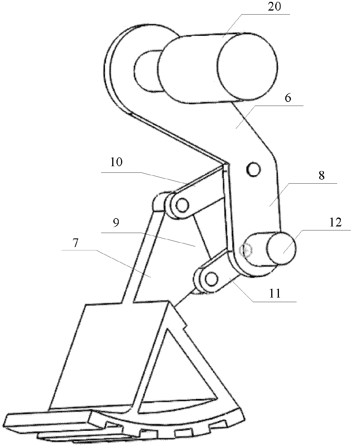 Mine disaster rescue robot with tunneling function and control method thereof