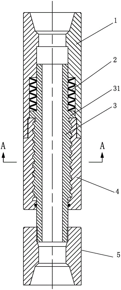 PDC (polycrystalline diamond compact) bit vibration reduction and torque increase device