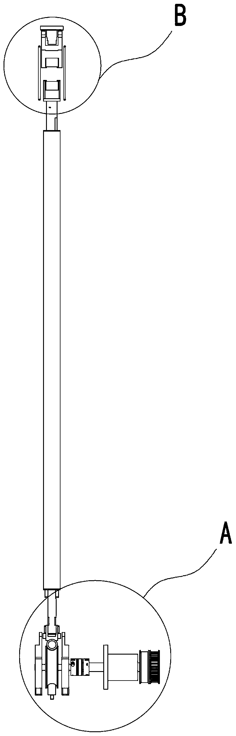 Sheet longitudinal transporting truck and vapor deposition equipment