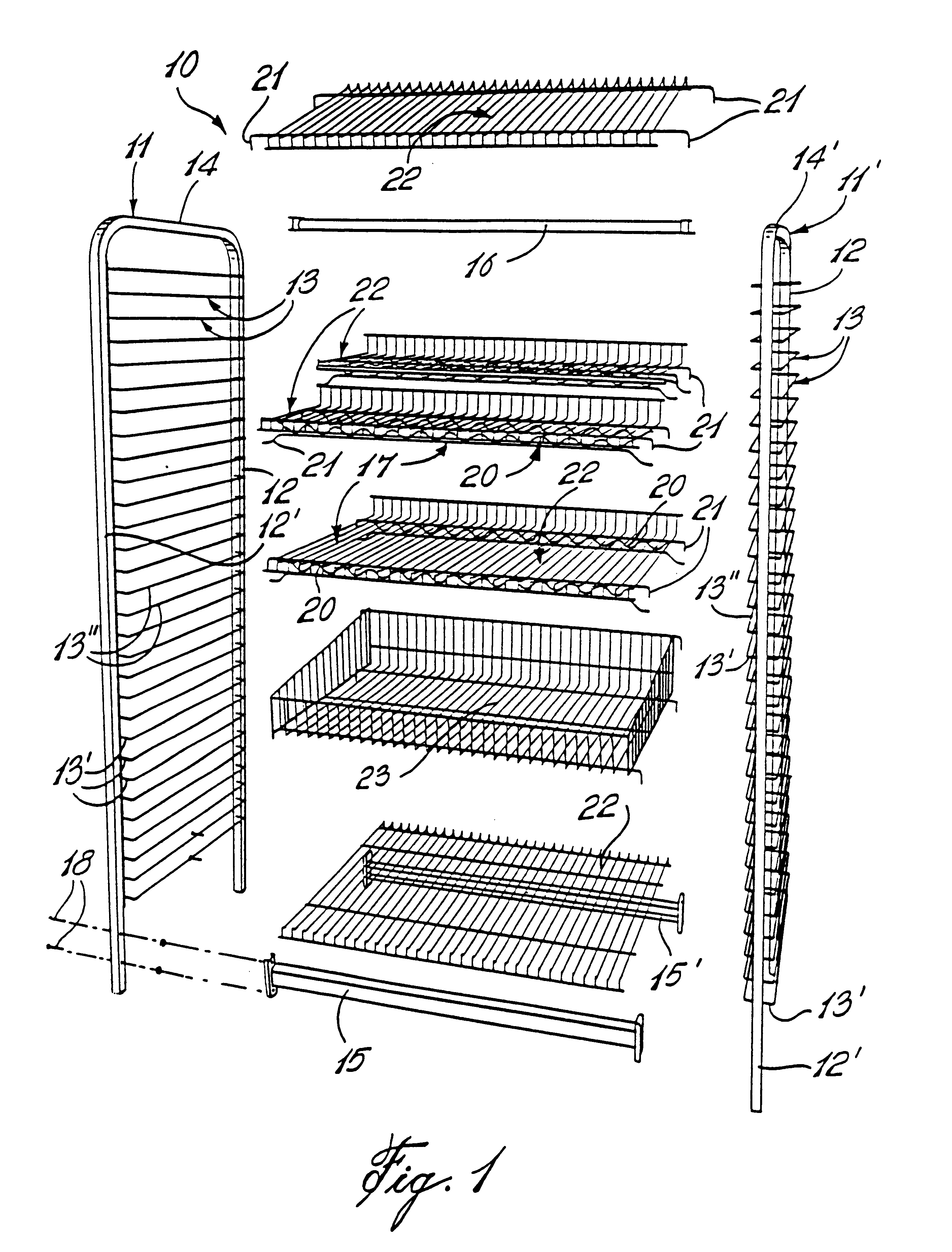 Multi-configurational wire-rod display rack