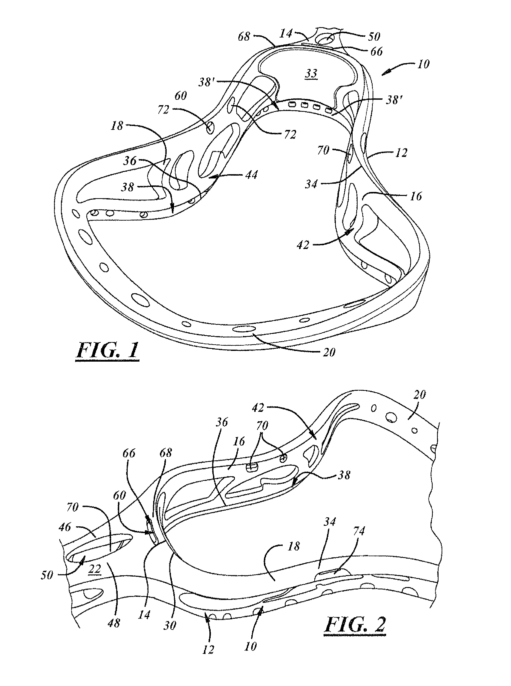 Lacrosse Head With Increased Strength And Playability Characteristics