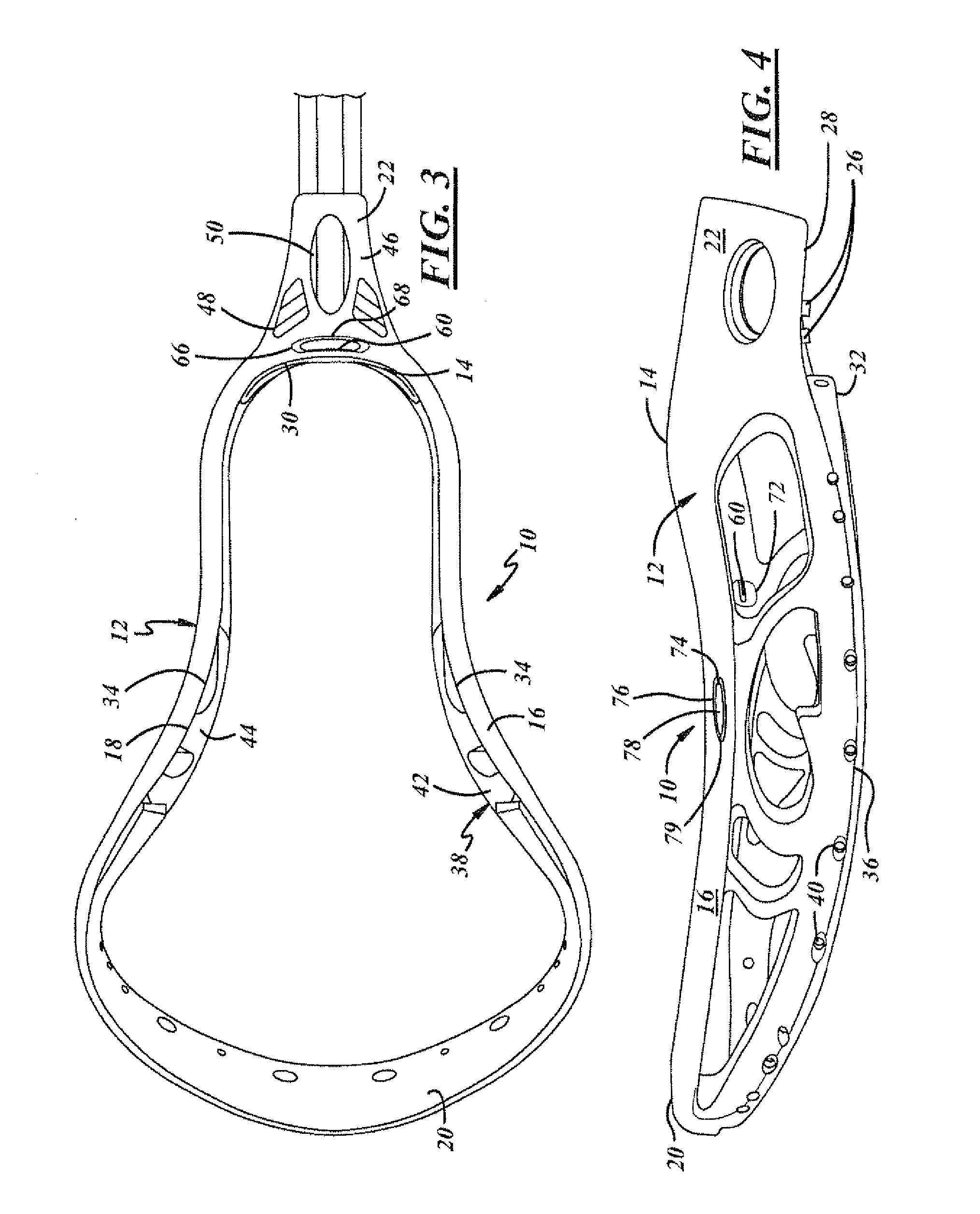 Lacrosse Head With Increased Strength And Playability Characteristics