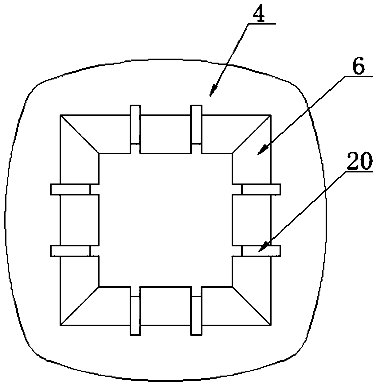 Dual-output adjustable worm-gear reducer with fixing device and method