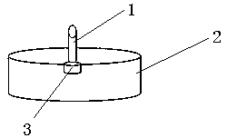 Electromagnetic pulse radiation field test probe, test system and test method