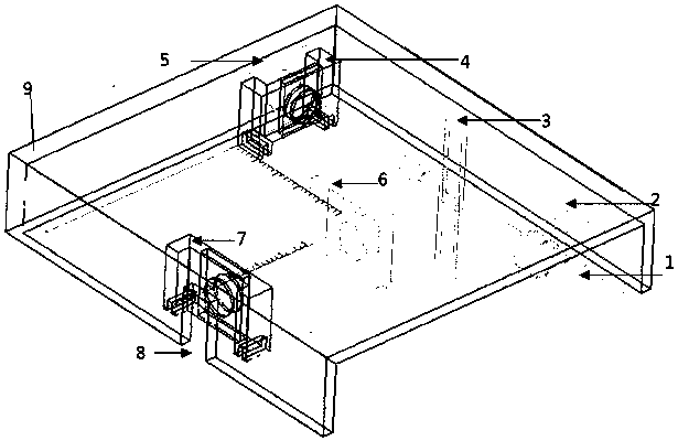 Portable fluorescence microscope based on smart phone and working method thereof