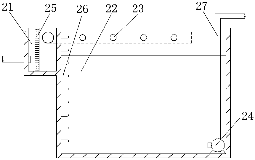 Rural domestic sewage classification treatment system