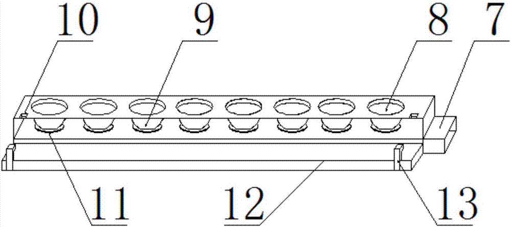 Crop seedling culture device