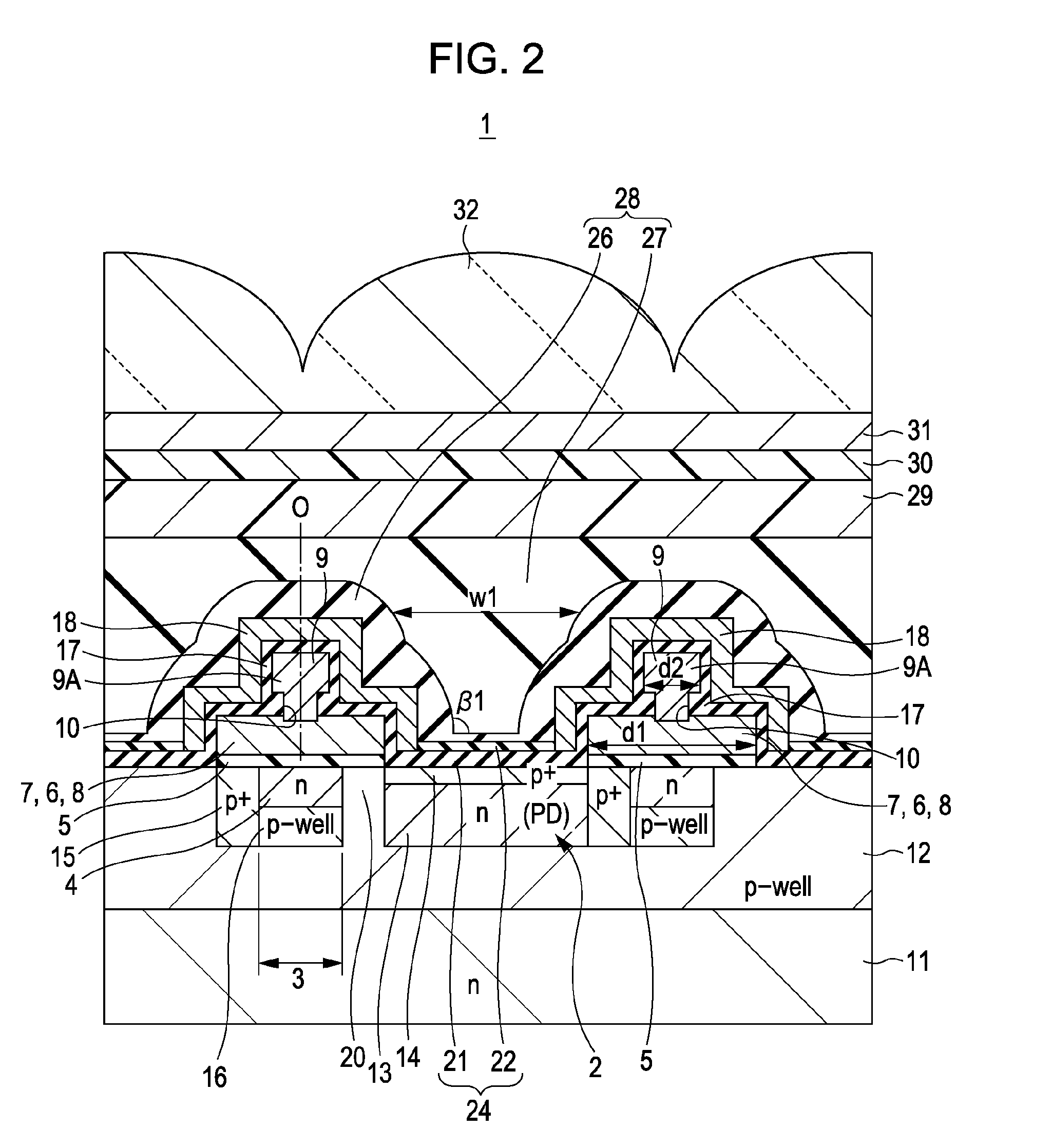 Solid-state imaging device, method of manufacturing the same, and electronic apparatus