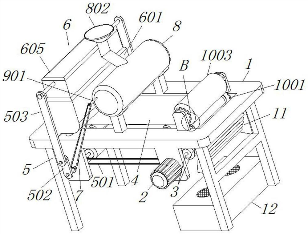 High-precision environment-friendly machining equipment for hollow abrasive material and abrasive belt