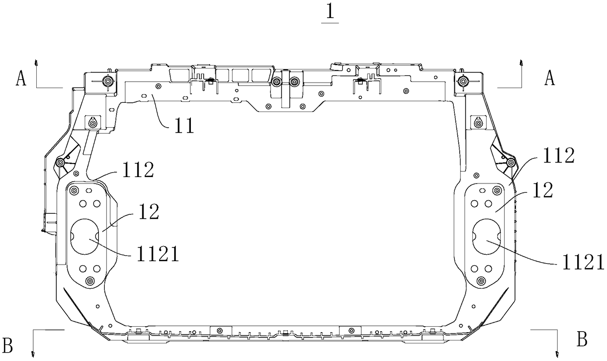 A support frame for mounting a water tank