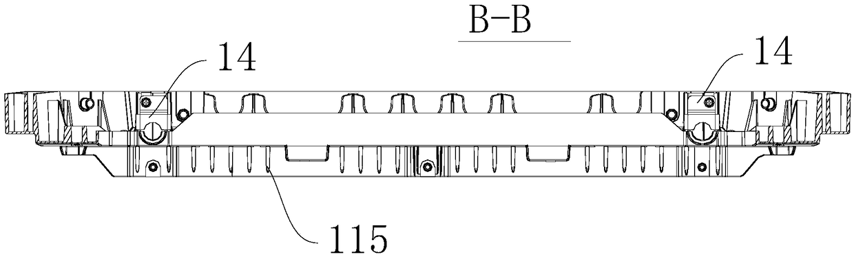 A support frame for mounting a water tank