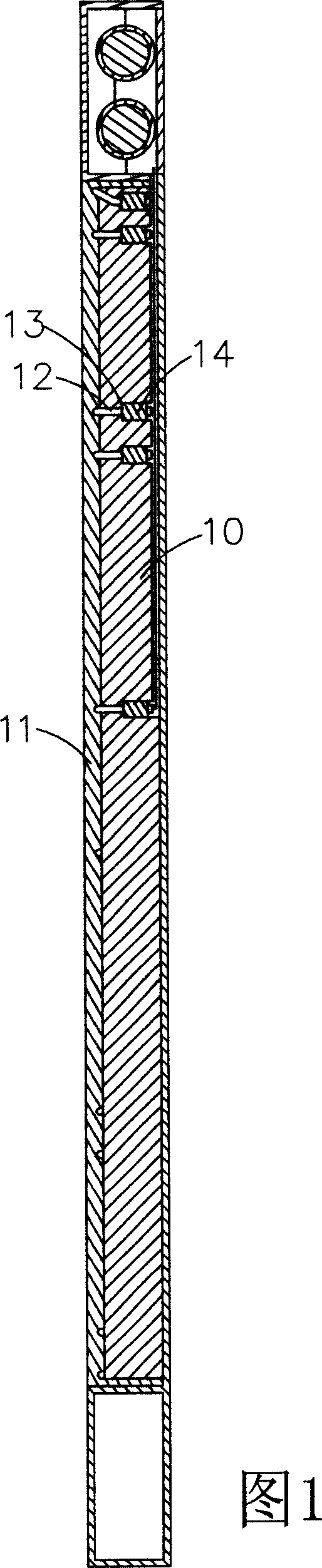 Guidance structure for wire-rod of electric dart target