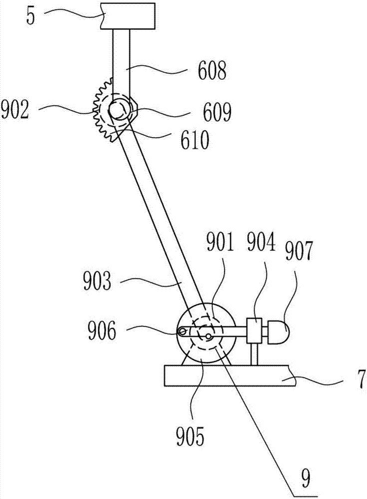 Banana slicing device for fruit deep processing