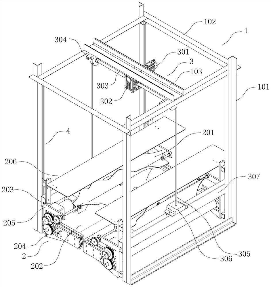 Tobacco leaf harvesting device and harvesting method