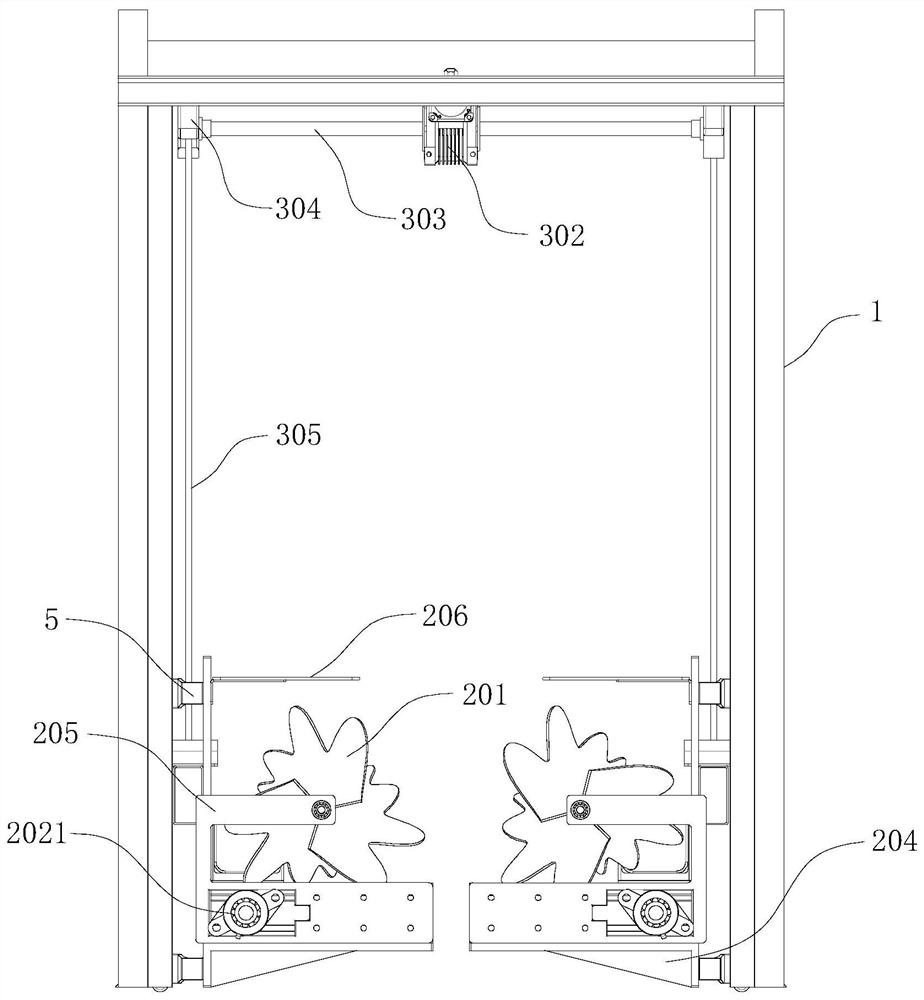 Tobacco leaf harvesting device and harvesting method