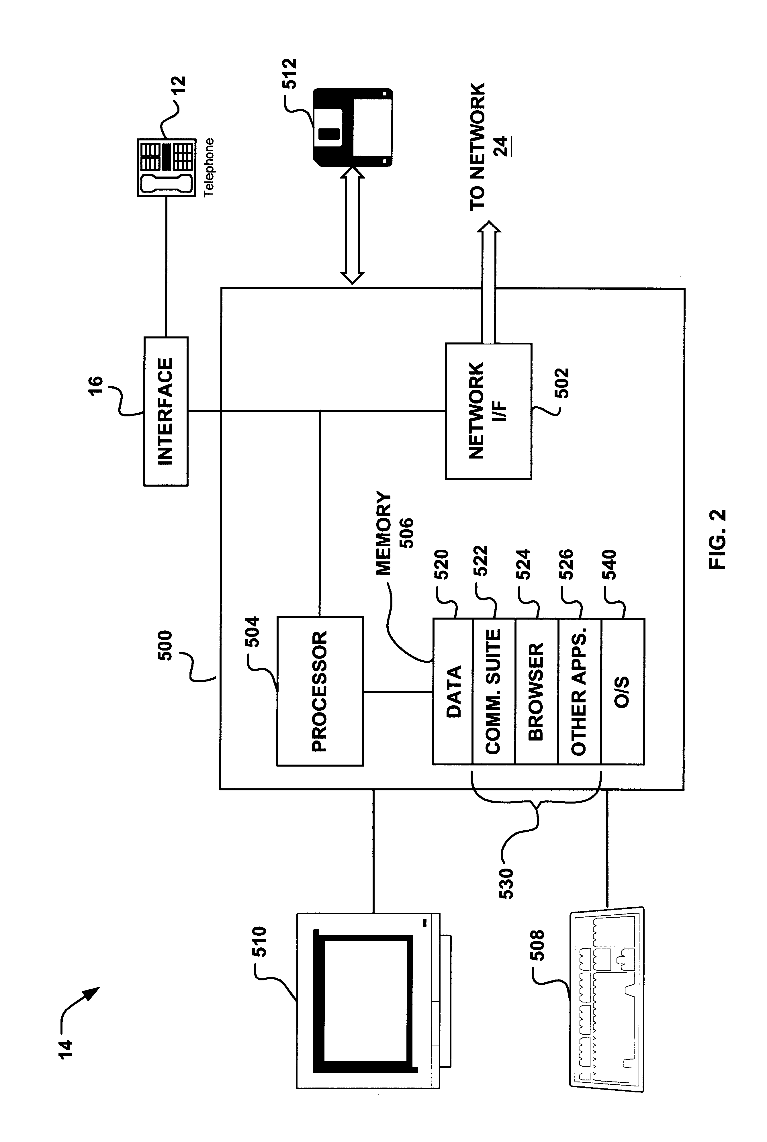 Telephony call control using a data network and a graphical user interface and exchanging datagrams between parties to a telephone call